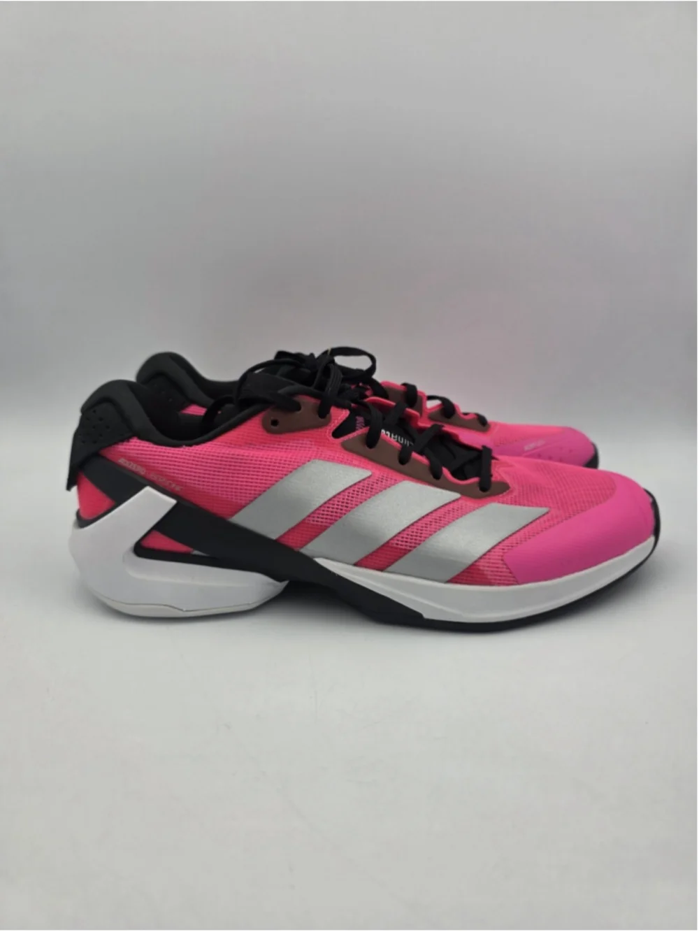 Adidas Adizero Ubersonic 5 Men's Tennis Court Shoes JQ2901 Pink/Black Size 10